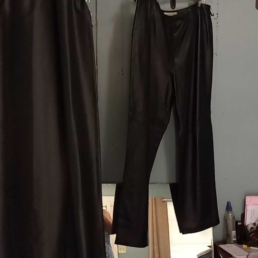 Leather pant inseam about 28 inches